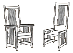 Spindle Arm & Side Chair