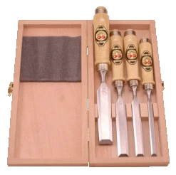 Special Promotion! Bevel Edge Chisel Set By Two Cherries