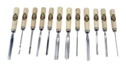 Set Of 12 Professional Grade Carving Tools By Two Cherries