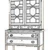Sheraton Secretary-Bookcase