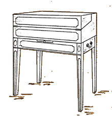 Writing Box On Frame