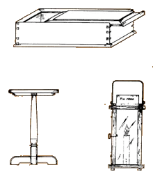 Candle Box, Candle Stand And Candle Lantern
