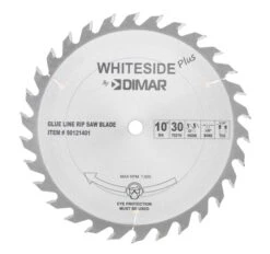 Whiteside Plus Dimar Glue Line Rip Table Saw Blades